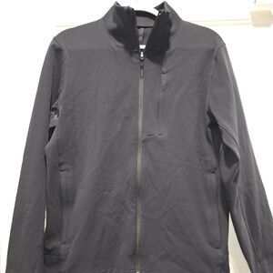 Lululemon Sojourn Jacket Men's Medium Med Black Full Zip Excellent EUC L2
